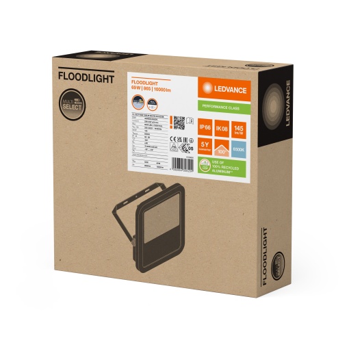 FLOODLIGHT 100 69W 10KLM 865 PS SY100 BK