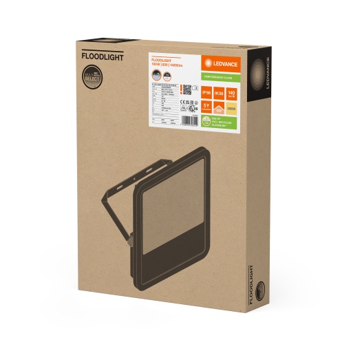 FLOODLIGHT 150 100W 15KLM 830 PS SY100 BK