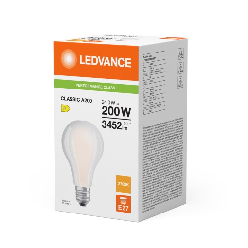 LED CLASSIC A P 24W 827 Frosted E27