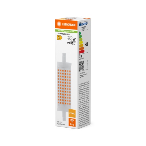 LED LINE R7s P 18.2W 827 Clear R7s