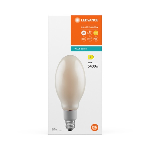 HQL LED FILAMENT V 5400LM 38W 827 E27