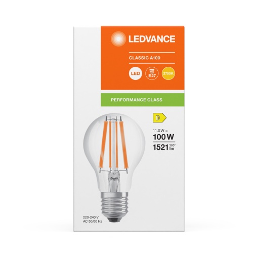 LED CLASSIC A P 11W 827 Clear E27