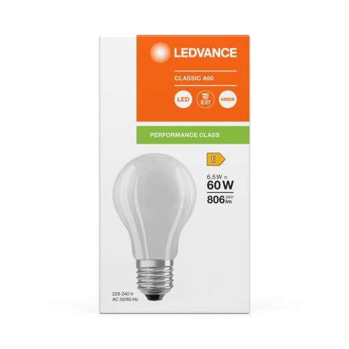 LED CLASSIC A P 6.5W 840 Frosted E27