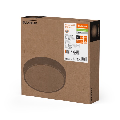 BULKHEAD ROUND DALI 300 P 15.5W 840 BK