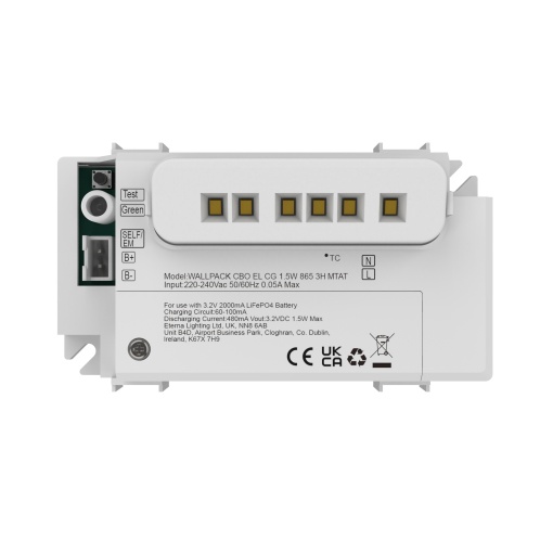 WALLPACK COMBO EMERGENCY KIT EL CG 1.5W 865 3H MTAT