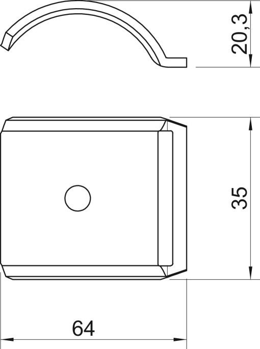 Contraplaca 52-58mm Aço Galvanização continuazincoalumínio, Double Dip