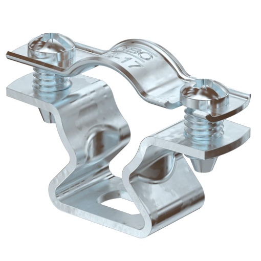 Abraçadeira metálica com furo oblongo 14-17mm Aço Galvanizado por imersão a quente após maquinação