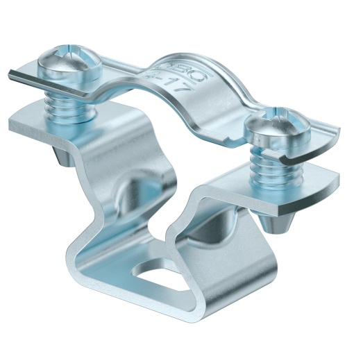 Abraçadeira metálica com furo oblongo 14-17mm Aço eletrogalvanizado