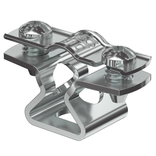 Abraçadeira metálica com furo oblongo 8-10mm Alumínio