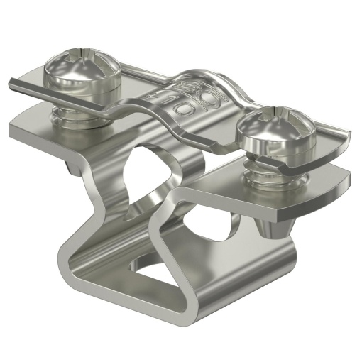 Abraçadeira metálica com furo oblongo 8-10mm Aço inoxidável 1.4571 A4 1.4571