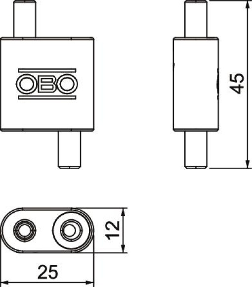 Tensor para diâmetro de 2 mm Alumínio alumínio
