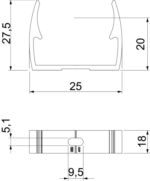 Abraçadeira OBO-Quick M20 Alumínio