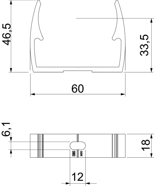 Abraçadeira OBO-Quick M50 Alumínio