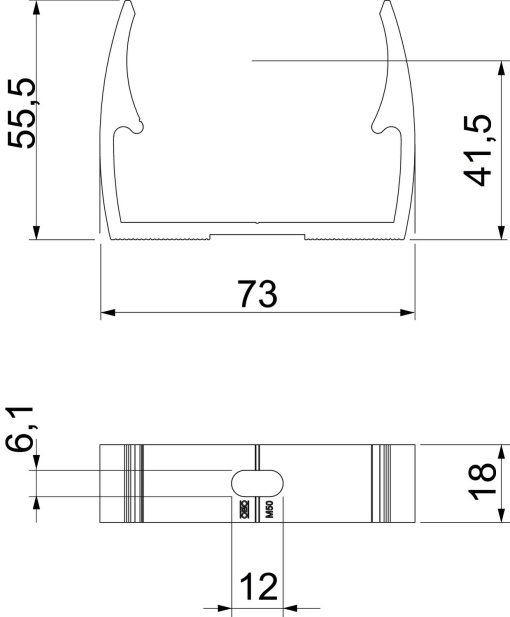 Abraçadeira OBO-Quick M63 Alumínio