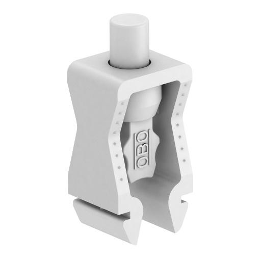 Abraçadeira encosto p perfil 5-25mm Poliestireno cinzento claro