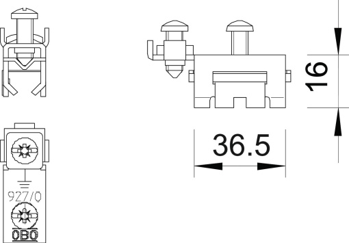 Ferrolho para abraçadeira fita completo para modelo 9271 V2A 14" Aço inoxidável, livre de ferrugem A2 1.4301