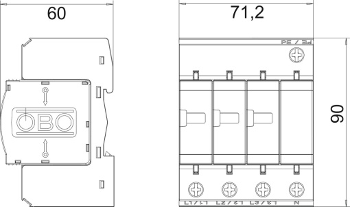 Descarregador sobretensões V20 versão 31 280V