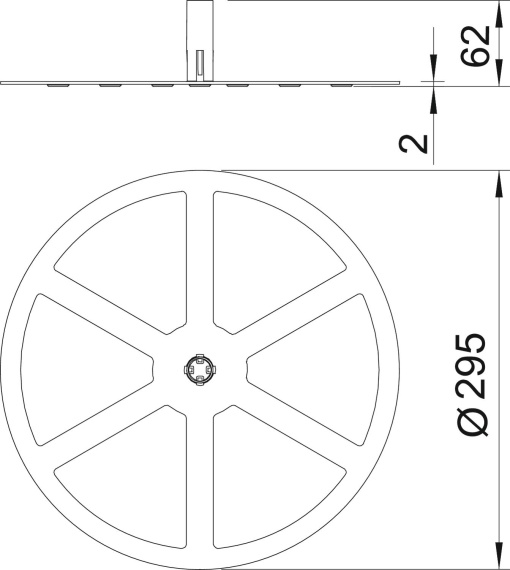 Suporte para base para FangFix 10kg Polipropileno