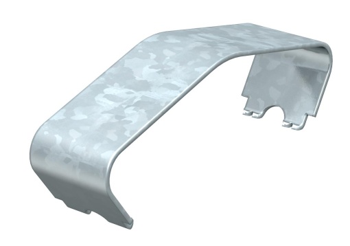 Grampo para tampa para altura lateral 60 mm Aço inoxidável A2 1.4310 brilhante, pós-tratamento