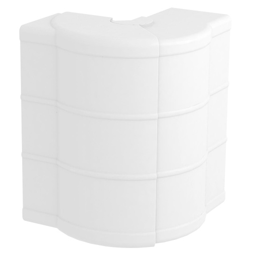 Ângulo externo variável 53x160 Policloreto de vinilo branco puro RAL 9010
