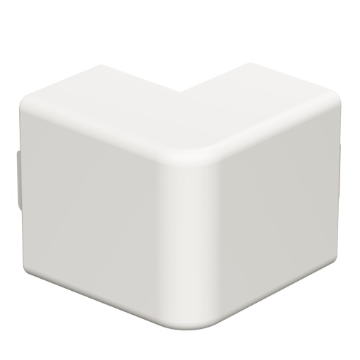 Ângulo externo 25x40mm Policloreto de vinilo branco puro RAL 9010