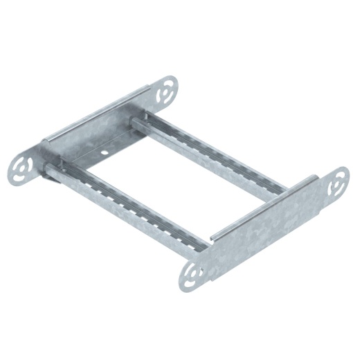 Elemento do ângulo regulável para caminhos de cabos escada 60x300 Aço galvanizado por imersão a quente após maquinação
