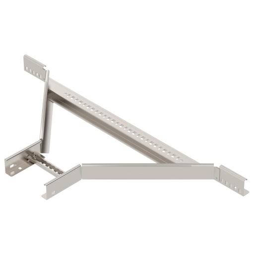 Derivação simples para caminhos de cabos escada 60x200 Aço inoxidável A4 1.4571 brilhante, pós-tratamento