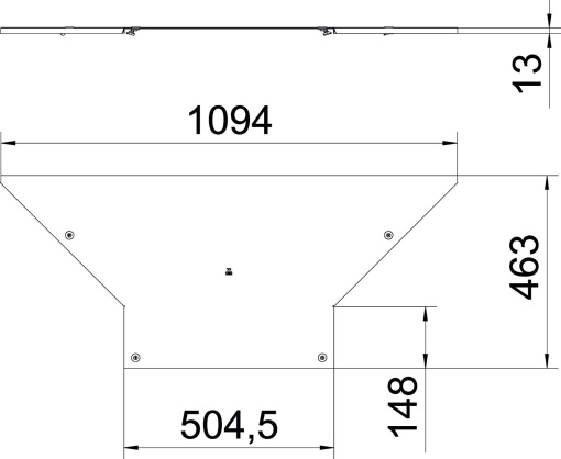 Tampa para derivação simples com ferrolhos rotativos B500 Aço galvanizado por imersão a quente após maquinação