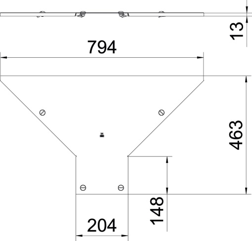 Tampa para derivação simples com ferrolhos rotativos B200 Aço inoxidável, livre de ferrugem A2 1.4301 brilhante, pós-tratamento
