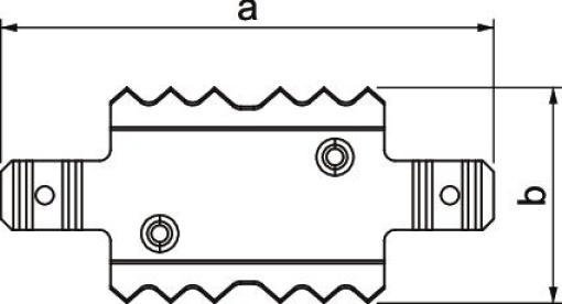 União 30mm Aço inoxidável A2 1.4310 brilhante, pós-tratamento