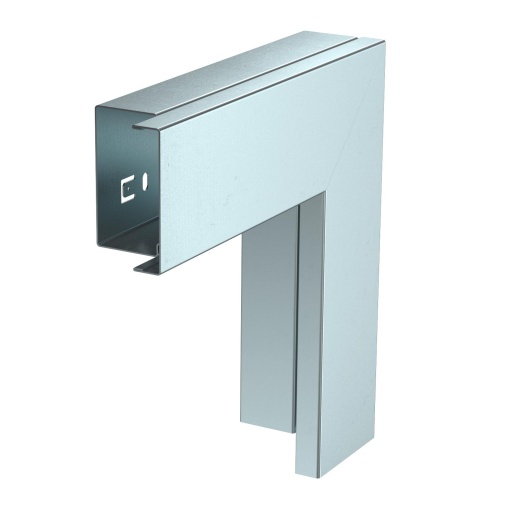 Ângulo plano com tampa 40x60mm Aço galvanizado pelo método Sendzimir zinco