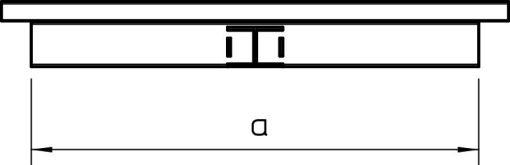 Derivação em T com tampa 60x200mm Aço galvanizado pelo método Sendzimir