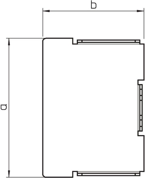 Topo 60x150mm Aço galvanizado pelo método Sendzimir