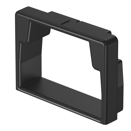 Edge protection ring 40x60mm Elastómero termoplástico preto RAL 9011
