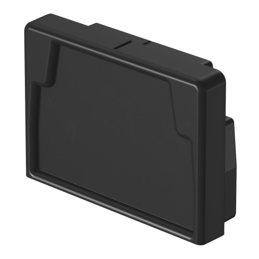 End piece 40x60mm Elastómero termoplástico preto RAL 9011