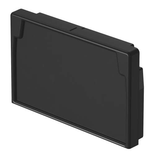 End piece 60x100mm Elastómero termoplástico preto RAL 9011