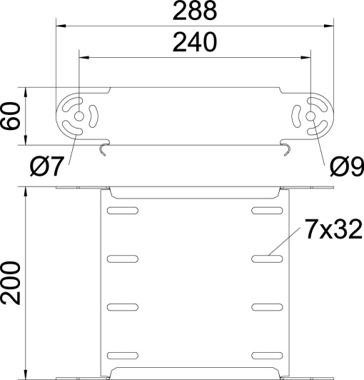 Elemento do ângulo regulável vertical 60x200 Aço inoxidável A4 1.4571 brilhante, pós-tratamento