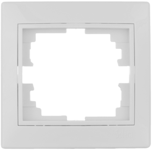 Quadro para 1 elemento. Branco.