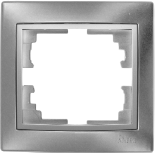 Quadro para 1 elemento. Prata.