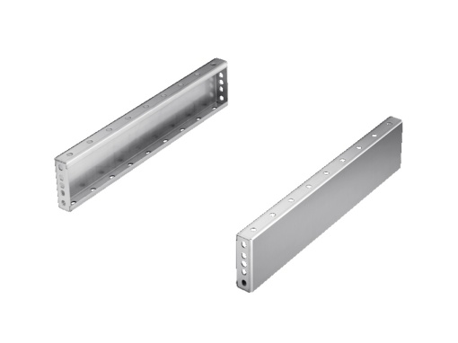 TS Trim panel, sides, H 100 mm, for W 500 mm, Stainless steel 1.4301