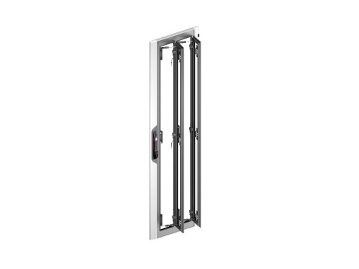 Porta transparente VX IT com ventilação de emergência, LxA 600 x 2000 mm