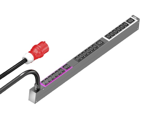 PDU basic, distribuição básica de energia, 16A3P CEE 18xC13  3x C19