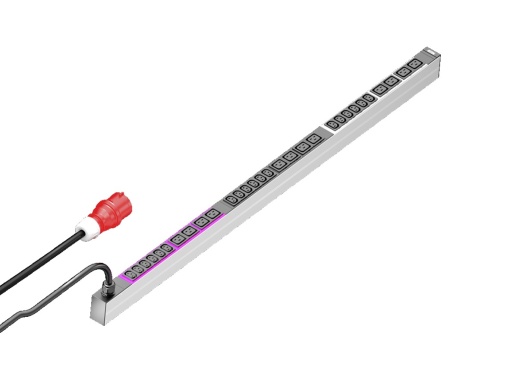 PDU basic 16A3P CEE 18xC1312xC19, 44x1295x70 mm, IEC 60320 18 x C13, 12 x C19