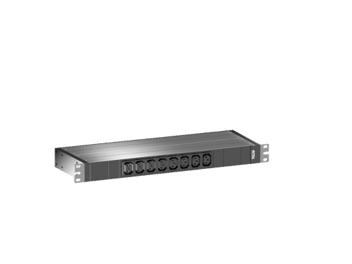 PDU basic 16A1P IEC-C20 8xC13 19", WHD 44x450x70, IEC 60320 8 x C13