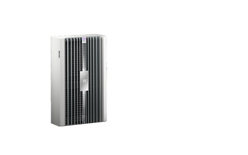 Condicionador de ar Blue e S para montagem lateral, 500 W, com sistema de evaporação da água condensada
