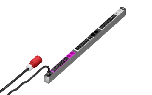 PDU basic, distribuição básica de energia, 16A3P CEE 18xC13, 3xC19  6xcontato de segurança