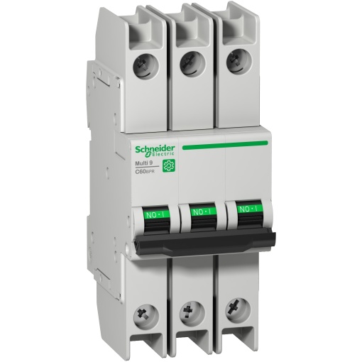 Multi9 - Disjuntor C60BPR, 3P, 10A, curva C, 10kA UL489, 10kA IECEN 60947-2