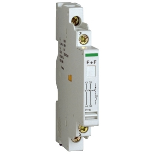 auxiliary contact - 2 NO - for P25M - 415 V - 2.2 A