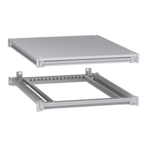 Estrutura inferior e superior, PanelSeT SFN, para invólucro elétrico W600 D800mm, cobertura incluída