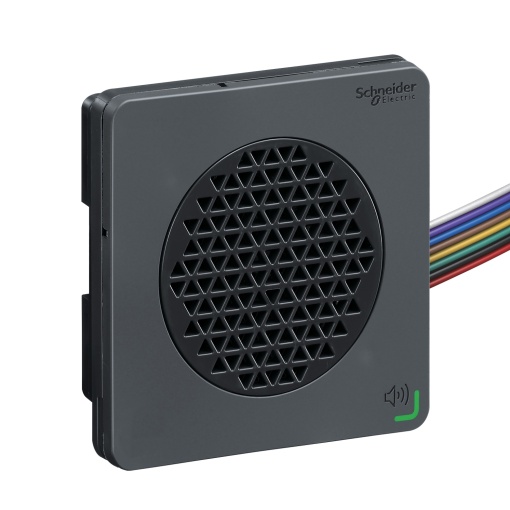 Alarmes de voz editáveis, Harmony XVS, preto, montagem em calha DIN de 72 mm, NPN, 12...24 V CC